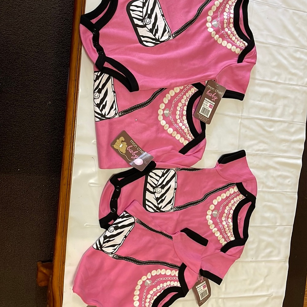 Mon cheri Baby onesies $5 apiece